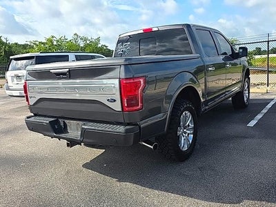 2015 Ford F-150 4WD SuperCrew 5-1/2 Ft Box Platinum