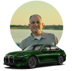 Image of David and his BMW Model