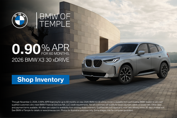 BMW X3 0.90% APR