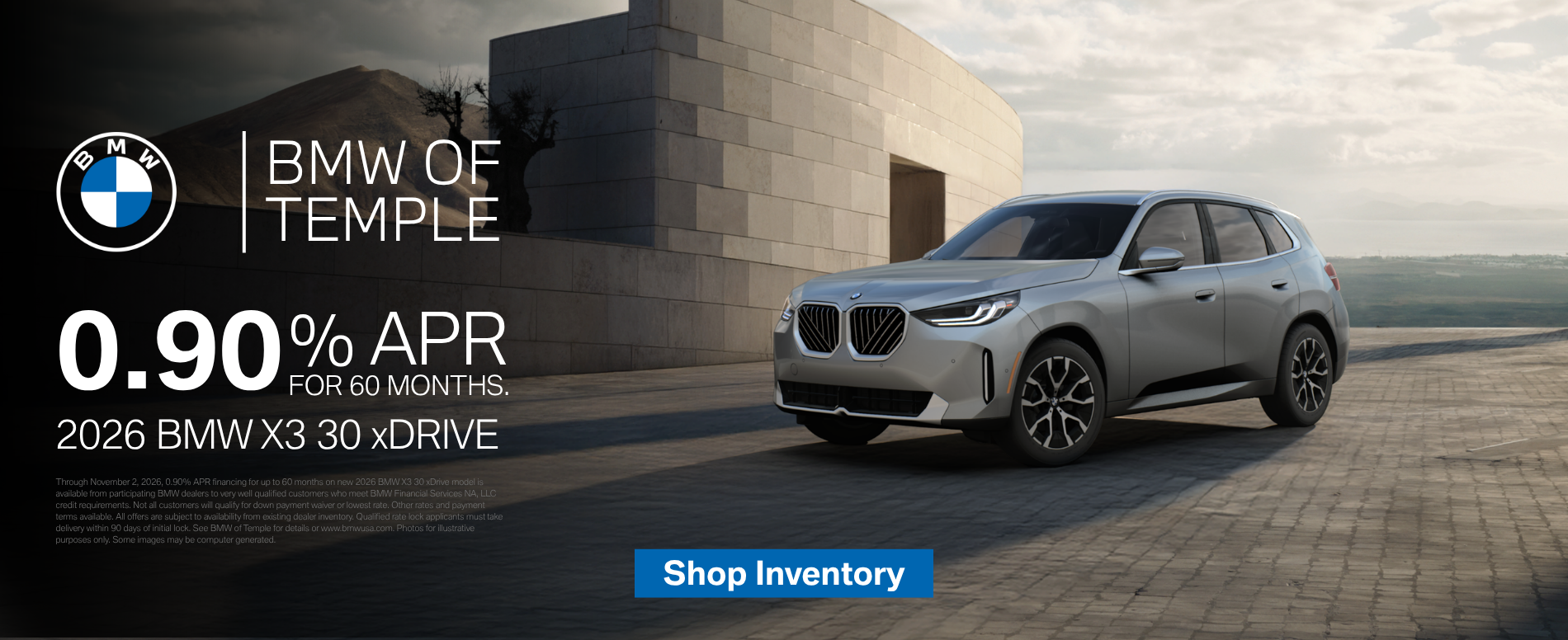 BMW X3 0.90% APR